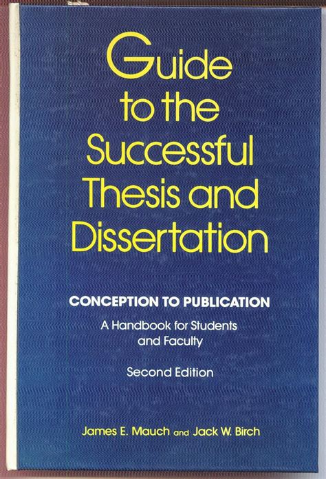 Guide to the successful thesis and dissertation by james mauch. - Canon lbp 1120 laser beam printer service repair manual.