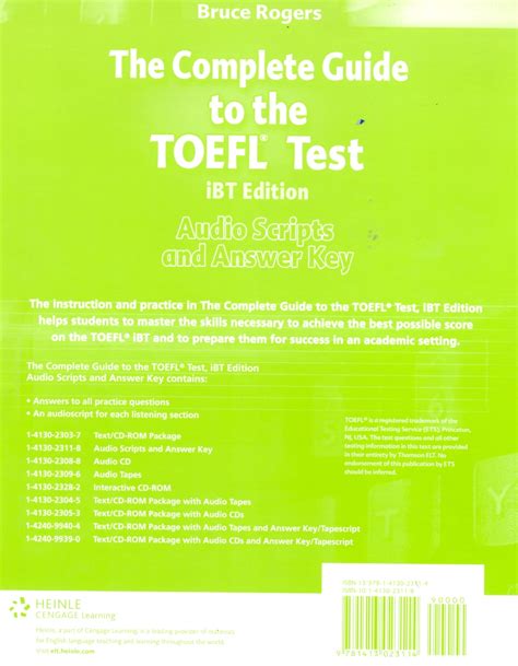 Guide to the toefl test answer key. - Biographie de douze pionniers de l'œuvre missionnaire des assemblées de dieu du burkina faso.