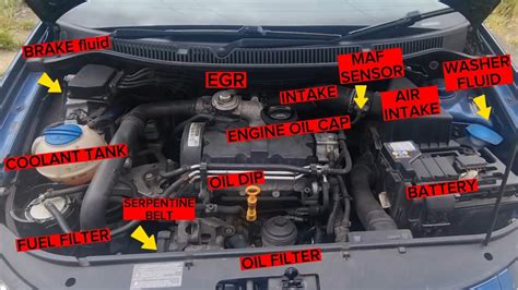Guide to vw polo engine bay diagram. - Manuale di officina variante passat 2008.