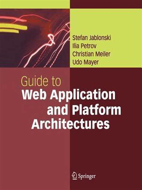 Guide to web application and platform architectures by stefan jablonski. - Régime spécial des retraites des fonctionnaires de l'état.
