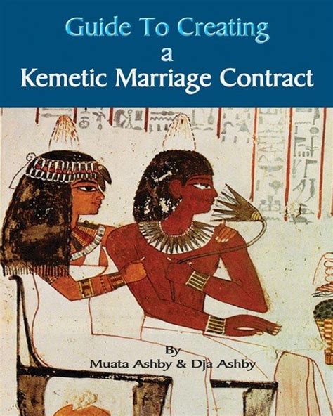 Read Guide To Kemetic Relationships And Creating A Kemetic Marriage Contract Volume 2 By Muata Ashby