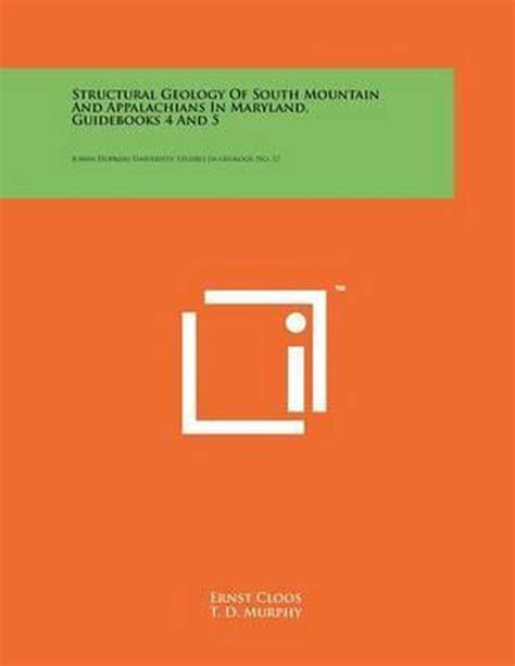 Guidebooks 4 5 structural geology of south mountain and appalachians. - Nissan 30 manual de operadores de montacargas.