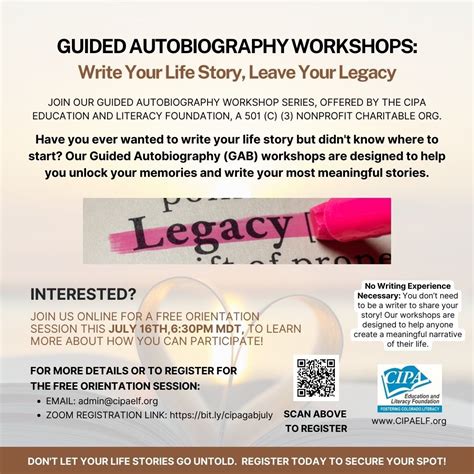 Guided Autobiography Writing Workshops &mdash; The Story Guides