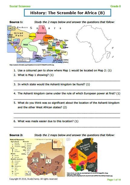 Guided answers the scramble for africa. - Parenting hyperactive preschoolers clinician guide by elizabeth harvey.