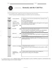 Guided reading chapter 20 section 1 kennedy and the cold war answers. - Manuale di istruzioni per skoda fabia 2004.