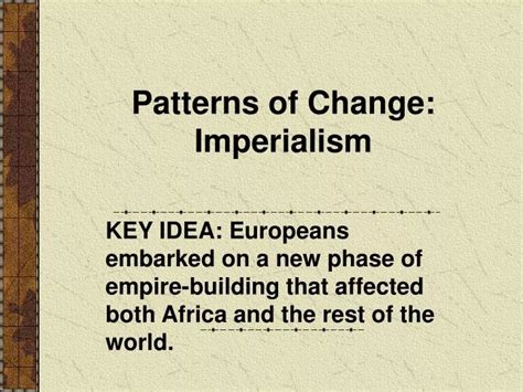 Guided reading patterns of change imperialism. - The bands guide to getting a record deal.