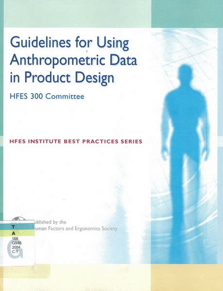 Guidelines For Using Anthropometric Data In Product Design
