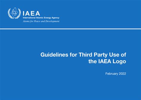 Guidelines for Third Party Use of the IAEA Logo