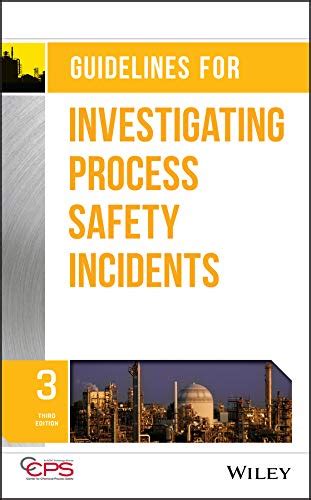 Guidelines for investigating chemical process incidents. - Komatsu electric pallet jack service manual.