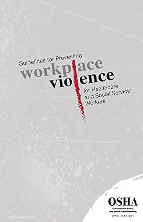 Guidelines for preventing workplace violence for healthcare and social service workers 3148 04r 2015. - Handbook of water and wastewater treatment technologies.