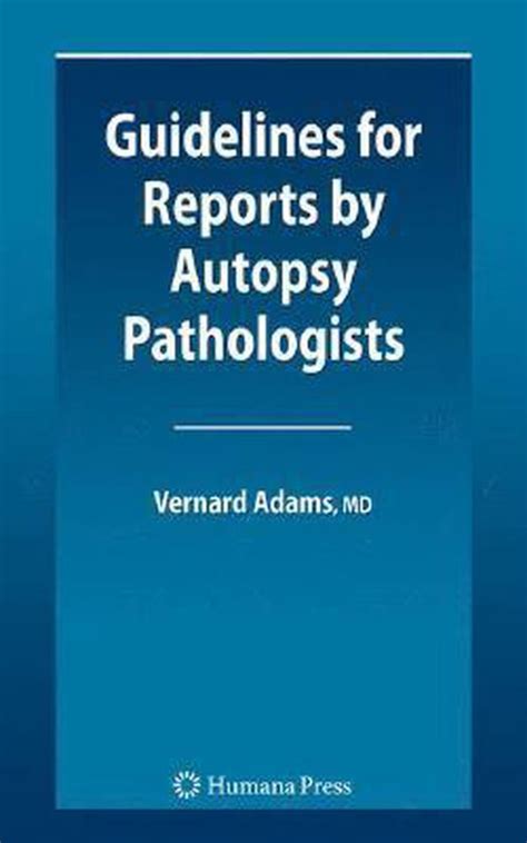 Guidelines for reports by autopsy pathologists. - The complete guide to option pricing formulas free.