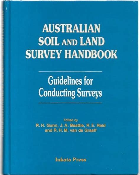 Guidelines for surveying soil and land resources australian soil and land survey handbooks series. - Ansatzpunkte einer marketingkonzeption für technologische innovatien..