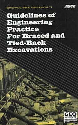Guidelines of engineering practice for braced and tied back excavations. - Trovas y comparsas del alto nansa.