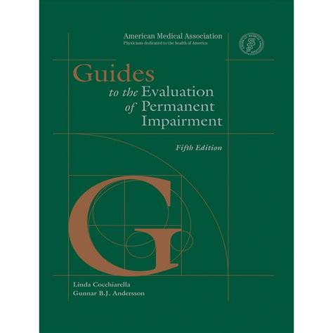Guides to the evaluation of permanent impairment fifth edition. - Loving yourself first a womans guide to personal power.
