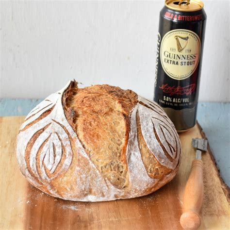 Guinness Rye Sourdough bread - Zesty South Indian Kitchen