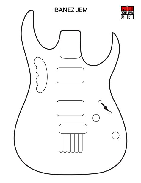 Guitar Body Template