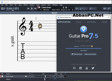 Guitar Pro 7.6.0 Build 2089 Crack + License Key 2022