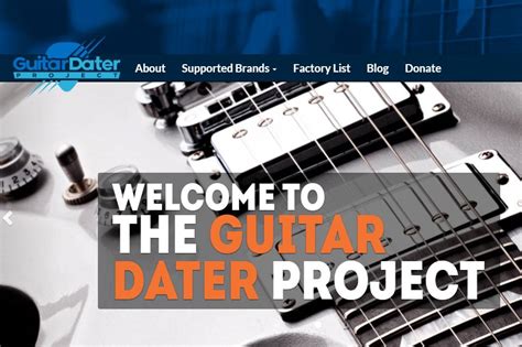 Guitar dater project. The domain Guitardaterproject.org was registered 17 years ago. The website is ranked #8,213,467 in the world and ranked #161,400 in United States, most of the visitors who are visiting the website are from United States. Here are more than 3,800 visitors and the pages are viewed up to 4,900 times for every day. 