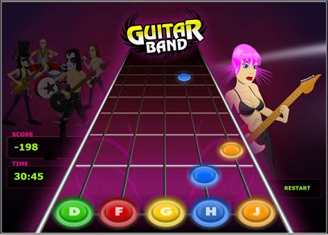 Super Crazy Guitar Maniac Deluxe 3. 🎸 Super Crazy Guitar Maniac 3 is another Guitar Hero clone with 14 new songs 10 awesome guitars. The simple mission of this music game is to hit the buttons and keys to the beat of the music. Find out how musical you are and if you have a chance in playing the guitar in real life.