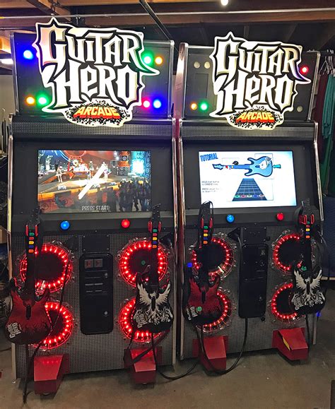 Guitar hero arcade game. Guitar Hero Arcade. Is there a Guitar Hero in you? An arcade release of the console classic. The machine comes with two hard-wired guitars. The guitars … 