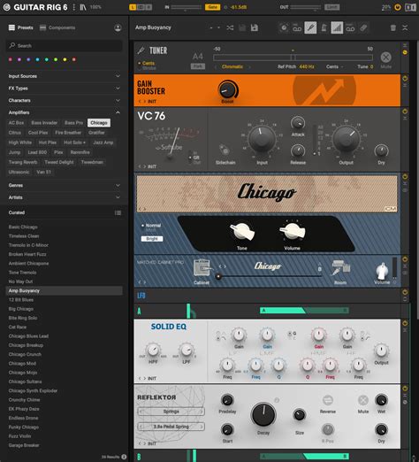 Guitar rig 6. Guitar Rig 6 Player is a free effect processor VST plugin. that offers you the capability to combine 17 different cabinets for a wide variety of sounds, In addition, you have access to 13 different effects and modulators for yet … 