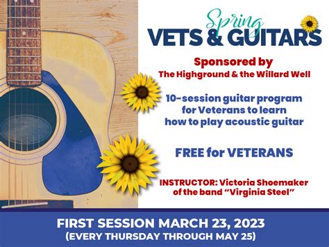 Guitars for vets program