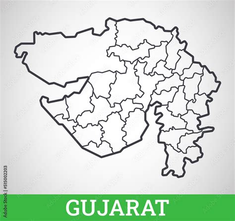 Gujarat map outline png.  All of these Gujarat Map Vector resources are f...