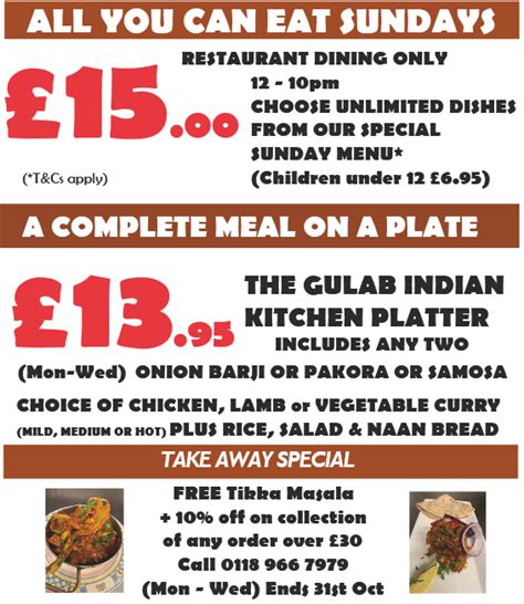 Gulab Indian Kitchen Indian restaurant Reading. Restaurant …