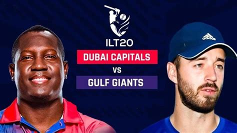 Xxxcomdf - Gulf Giants vs Dubai Capitals T20 Qualifier 1 Live Score at Sharjah Cricket  Stadium International League T20 at