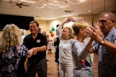 Over 160 people filled the dance floor at Elks Lodge during the inaugural dance held by the Gulf Breeze Bop Club on Friday, January 18.