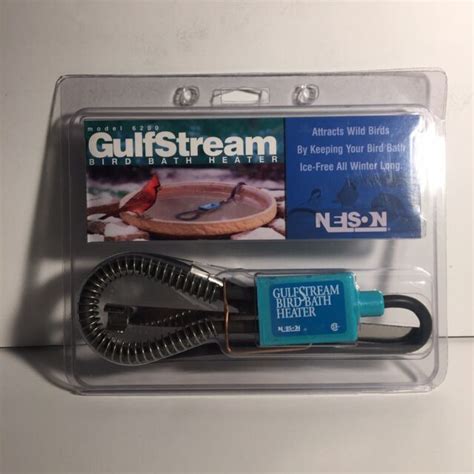 Gulfstream bird bath heater. NEW Nelson Model 6200 Gulfstream Bird Bath Heater light ware to the package see pictures as best description. READY TO SHIP 