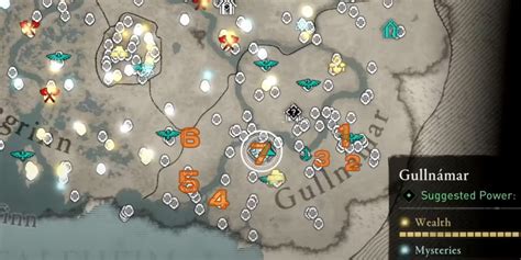 Gullnamar mysteries. Gullnamar contains 15 Artifact Locations in Assassin’s Creed Valhalla (ACV). This walkthrough will guide you to all Artifacts in Gullnamar Territory and how to get them. None of the Artifacts are missable. This region is part of the Dawn of Ragnarok DLC expansion. Artifact Collectibles get marked by white icons on the world map automatically when synchronizing the viewpoints. They include ... 