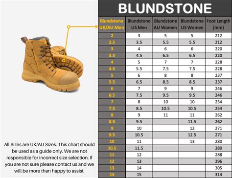 Gumboot Size Chart A Visual Reference of Charts Chart Master