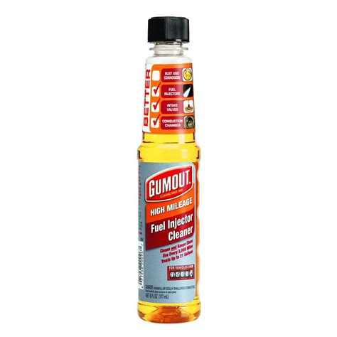 Gumout fuel injector cleaner. STP fuel injector cleaner helps to prevent hard stops, lost acceleration and rough idling and helps save gas ; ... Gumout 510013 High Mileage Fuel Injector Cleaner, 6 oz. (Pack of 6) dummy. Lucas Oil 10003 Fuel Treatment - 1 Quart. dummy. Chevron Techron Fuel Injector Cleaner, 12 oz, Pack of 1. 