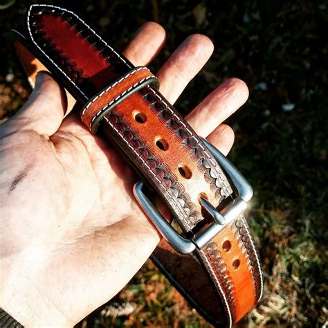 Please feel free to contact us anytime reasonable East coast time. Call (678) 423-7351. Basic rigs are unlined and the gun belts are provided with up to 18 cartridge loops (additional loops are $2 each) and an edge groove. To add one line of decorative edge stamping add $10. For double line stamping add $20.
