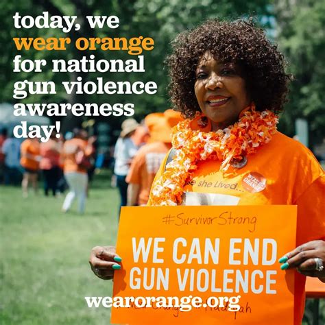 Gun reform advocates wear orange in honor of Gun Violence Awareness Day