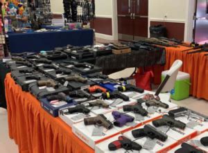 Huntsville, AL. Rating. Hours. Saturday: 9:00am - 5:00pm. Sunday: 10:00am - 4:00pm. Description. The CASC Huntsville Gun Show will be held next on May 25th-26th, 2024 with additional shows on Oct 11th-12th, 2024, in Huntsville, AL. This Huntsville gun show is held at Von Braun Civic Center and hosted by Collectors and Shooters …. 