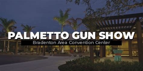Gun show palmetto. Wake up. Arm up.I take you on a trip to the Palmetto Gun Show in Palmetto, FL located at the Bradenton Convention Center. This is a smaller venue than Tampa'... 