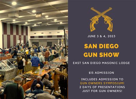 details on the next 2022 San Diego, California Gun Show near you can be found. at. CaliforniaGunShows.net. your mobile friendly source for San Diego gun show dates, …. 