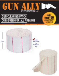 GunAlly Gun Cleaning Cloth Flannelette Chindi - Gunholster