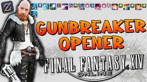 Final Fantasy XIV Endwalker Gunbreaker Guide, includes Opener, rotation, stat priority, gearing and playstyle. 0:00 Intro 1:25 Offensive Skills 8:07 Defensive Skills 9:42 Utility Skills 14:55 Opener & Rotation Breakdown 19:13 Dungeon Examples & Important Advice 20:53 Stats Priority & Gearing 23:07 Outro and Closing Thoughts. Welcome to …. 