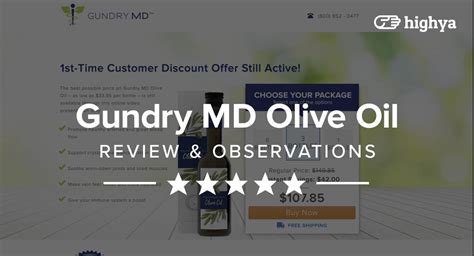 Gundry MD Olive Oil Reviews - Does It Provide Health Benefits? - HighYa