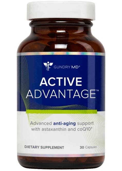 How To Apply Your Active Advantage Discount Code. Gundry MD has created a limited number of discount codes for a handful of lucky customers. To lock in the special promotional price, click on the offer, and complete your purchase on GundryMD.com. The discount should be applied at checkout. Act quickly to take advantage of this limited time savings. . 