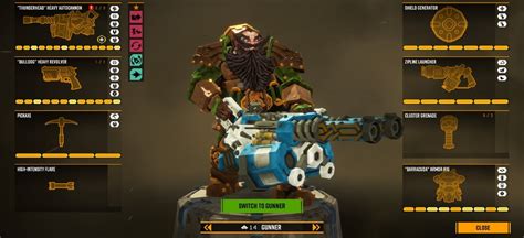 Gunner build deep rock galactic. Welcome, miners, to our comprehensive guide on 10 powerful Gunner builds in Deep Rock Galactic! As a dedicated Gunner, you are armed to the teeth and ready t... 