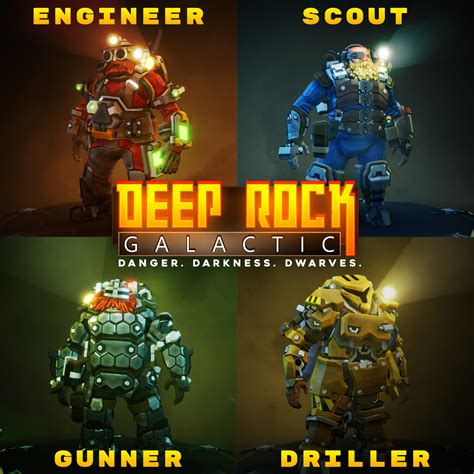 Deep Rock Galactic’s Gunner has a varied arsenal of over t