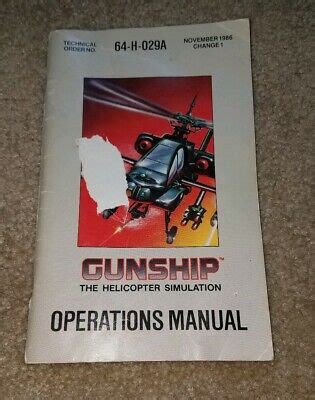 Gunship the helicopter simulation operations manual 64 h 029a. - Briggs and stratton quantum 35 manual.