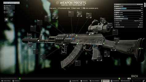 Gunsmith - Part 14 is a Quest in Escape from Tarkov. Must be level 27 to start this quest. Unlocks 21 hours after completion of Gunsmith - Part 13 Modify an HK 416A5 to comply with the given specifications +14,900 EXP Mechanic Rep +0.02 500 Dollars 525 Dollars with Intelligence Center Level 1 575 Dollars with Intelligence Center Level 2 1× Torrey Pines Logic T12W 30Hz thermal reflex sight 3× ...