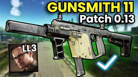 Gunsmith part 11 tarkov. The gunsmith questline gives a shit ton of xp, but all those parts can be bought from peacekeeper and mechanic and skier once they hit lvl 3 or 4, so I'm saving that questline until I have my traders higher level and that way I never worry about spending fuck loads on singular parts. 