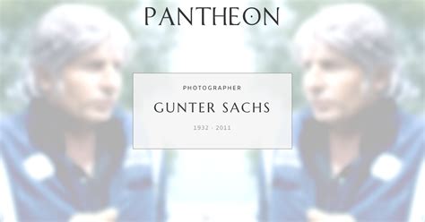 Gunter Sachs 2025 - Biography