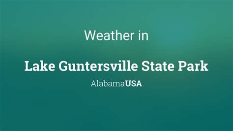 Guntersville al weather. Fish are most active during dawn and dusk hours. Pay attention to weather fronts coming through as fish tend to feed most right before a cold front and in the middle of a warm front. Light rain is ... 